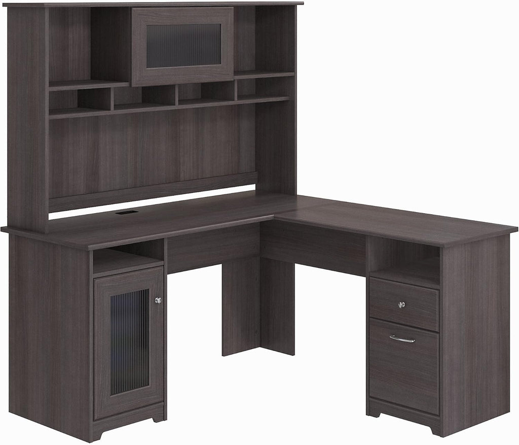 L Shaped Desk with Hutch W593939