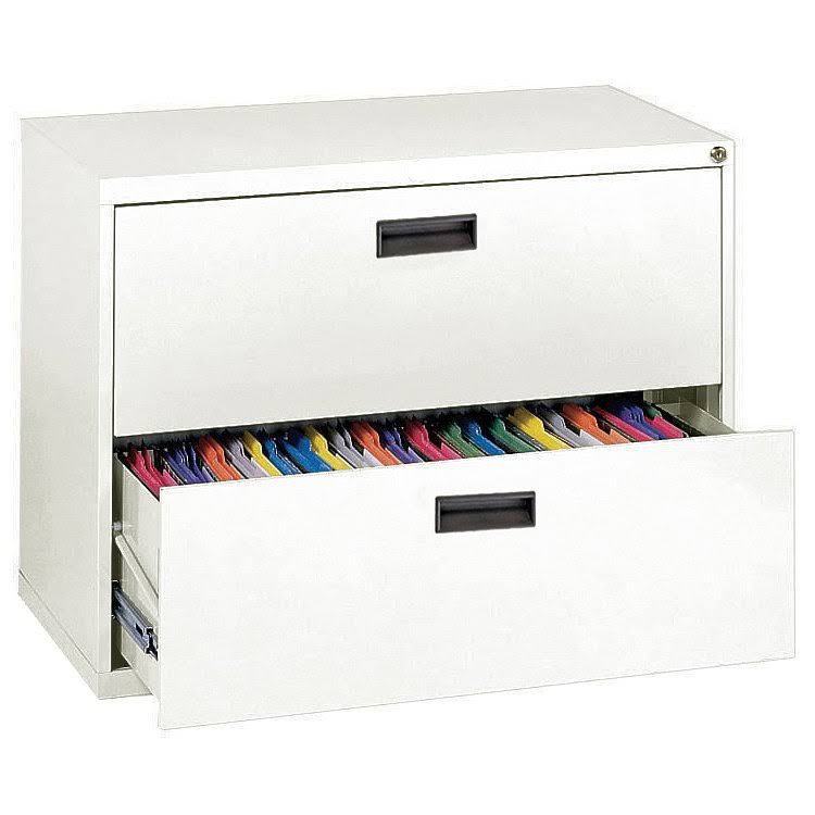 White 2-Drawer File Cabinet T942280