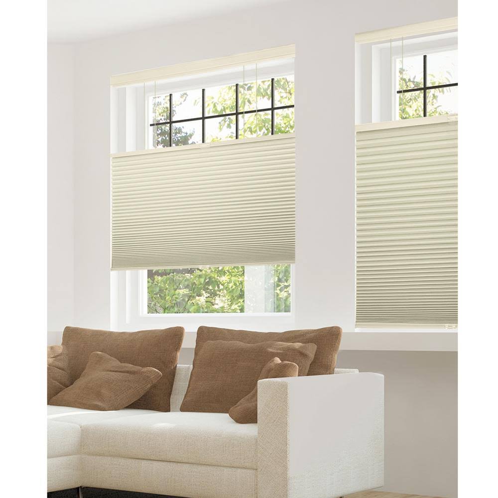 Cordless Cellular Shades Blackout Fawn 57x22W x 72x22H Y342