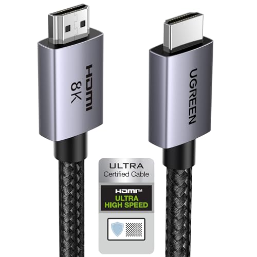 8K HDMI 2.1 Cable 48Gbps 16FT Certified Ultra High Speed HDMI Cord Aluminum T506