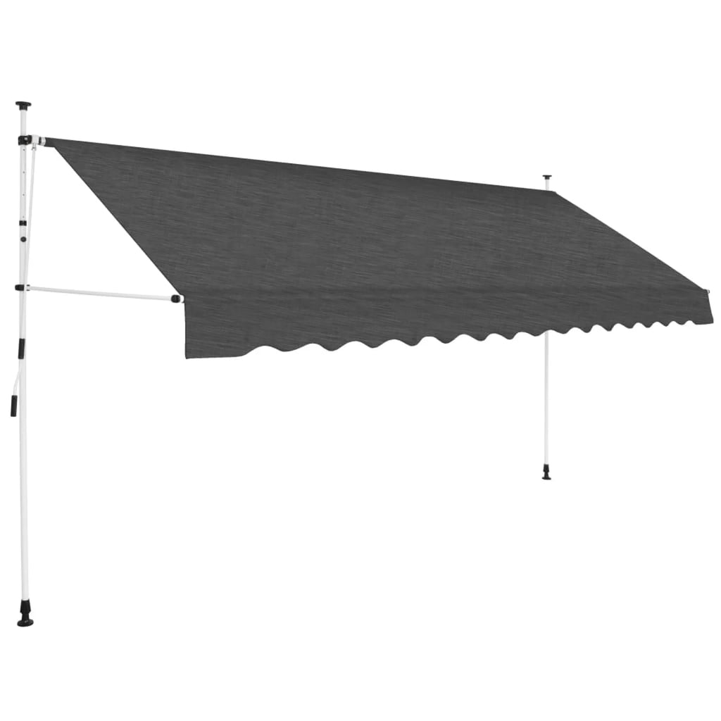 Anthracite Manual Retractable Awning Q421247