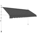 Anthracite Manual Retractable Awning Q421247