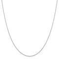 14kt White Gold 18 inch Loose Rope Chain S7007