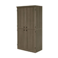 Gray 4-Door Storage Cabinet Y40933