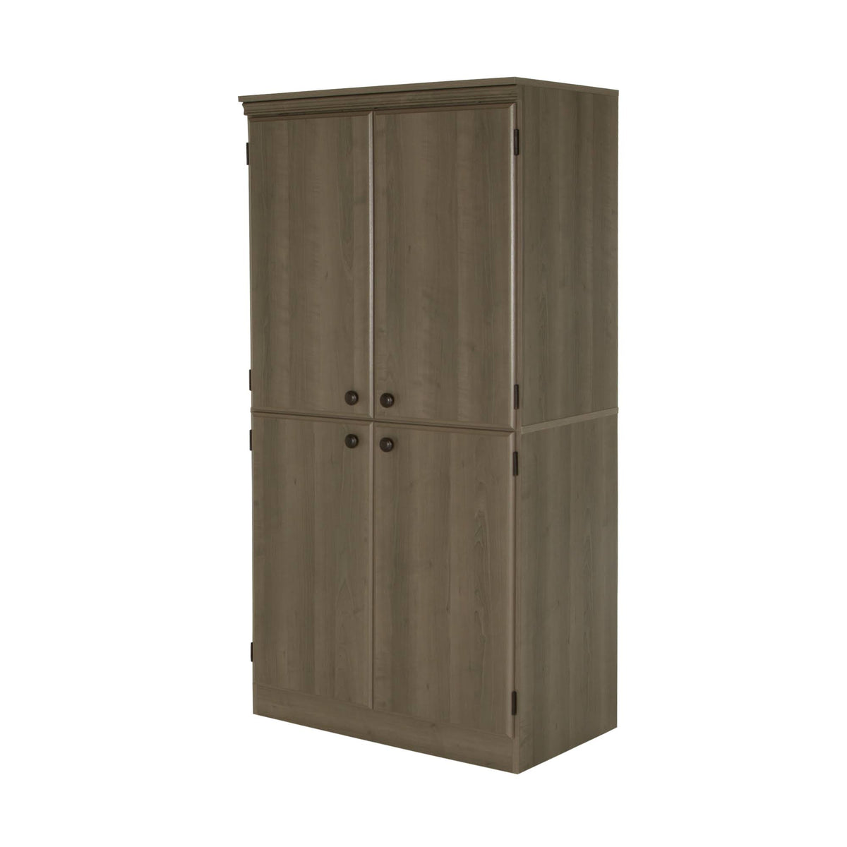 Gray 4-Door Storage Cabinet Y40933