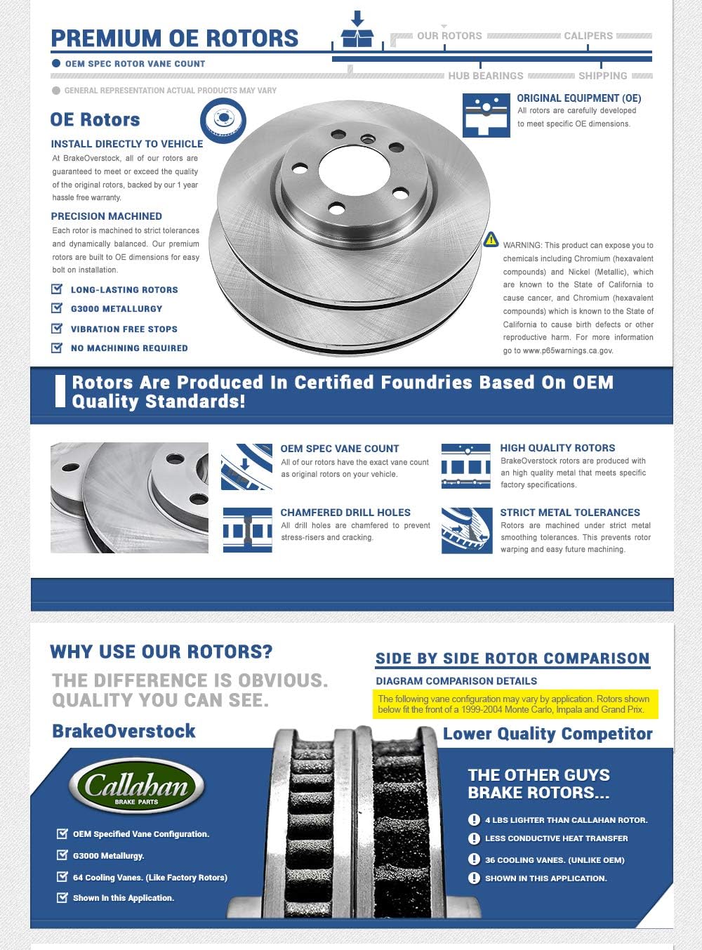 4 Calipers 4 Rotors 8 Ceramic Pads Kit K786640