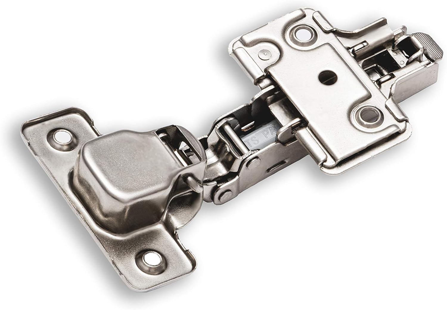 25 Pieces Full Overlay Frameless Soft Closing European Hinges with Screws A6085