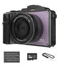 48MP 4K Digital Camera with Dual Cameras and 32GB Micro Card D5476