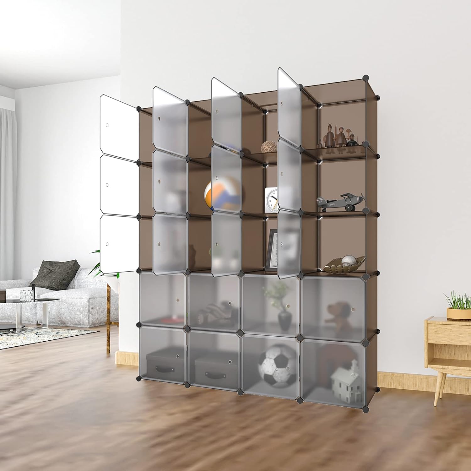 30-Cube Storage Cabinet with Doors V3658