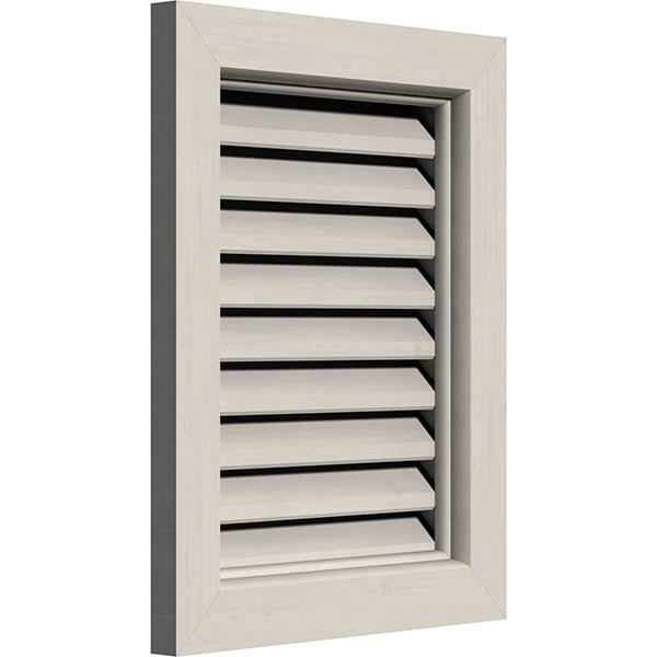14 inchw x 18 inchh Primed Western Red Cedar Gable Vent S509244