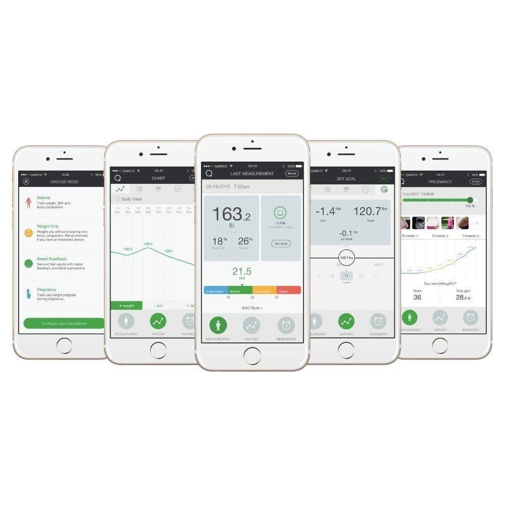 Black Wireless Smart Scale & Body Analyzer V318