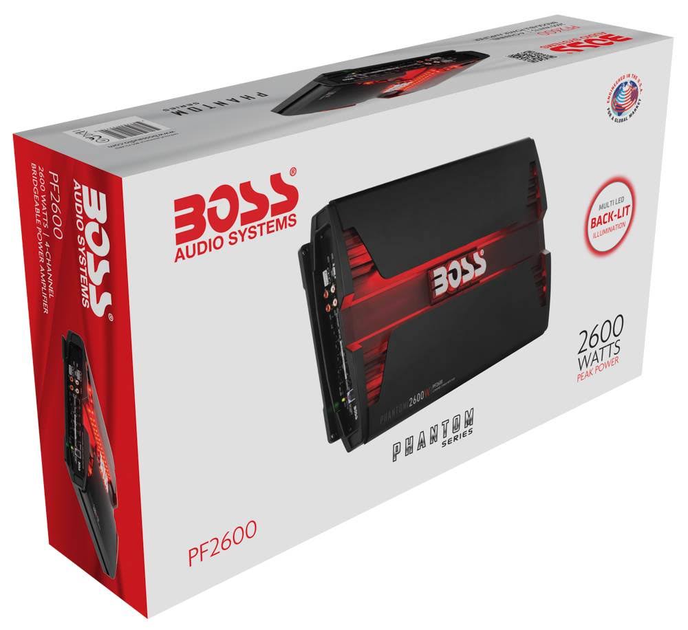 2600W 4 Channel Car Audio Amplifier with Remote (2 Pack) K1873