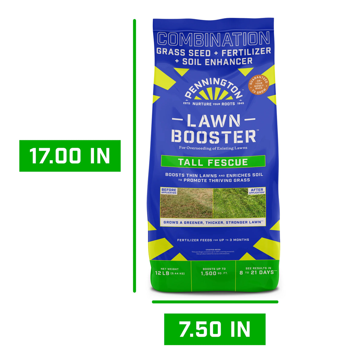 Tall Fescue Grass Seed and Fertilizer Mix, 12 lb. A37026