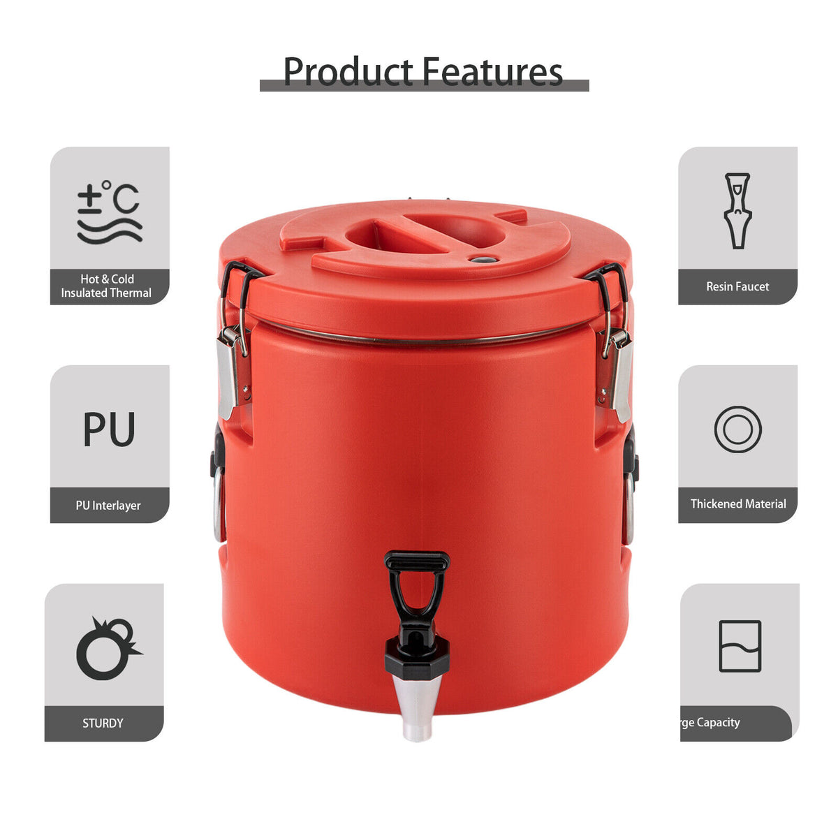 15L Hot & Cold Insulated Water Dispenser V1249