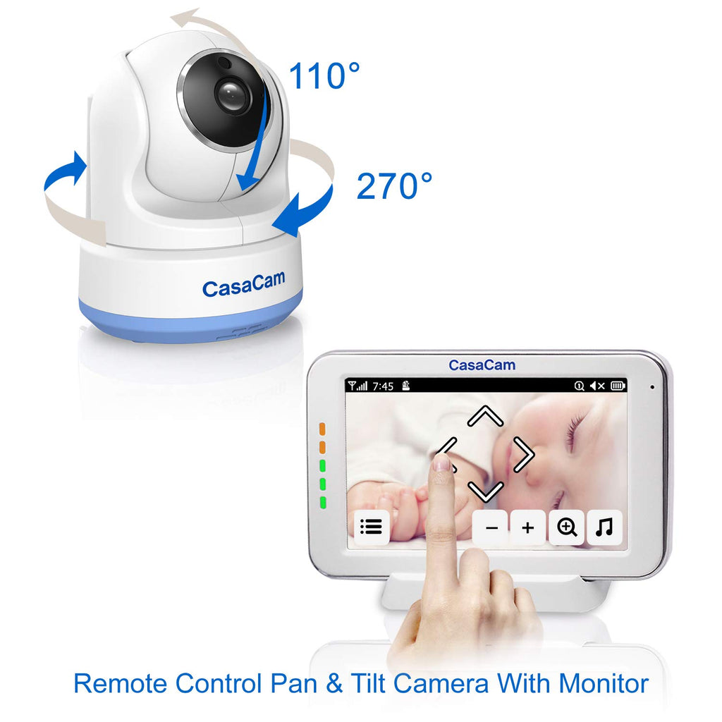 Video Baby Monitor with 5 Touchscreen and HD Pan & Tilt Camera Z7950
