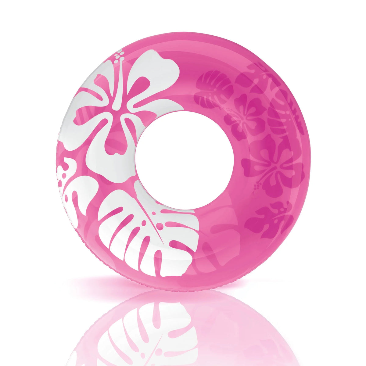 24 Pack Transparent Inflatable Round Swimming Pool Ring Float K538727