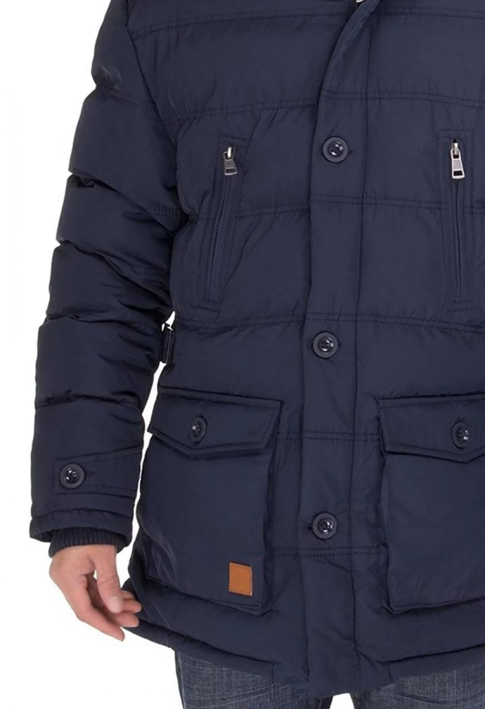 Navy Blue Down Jacket G49661