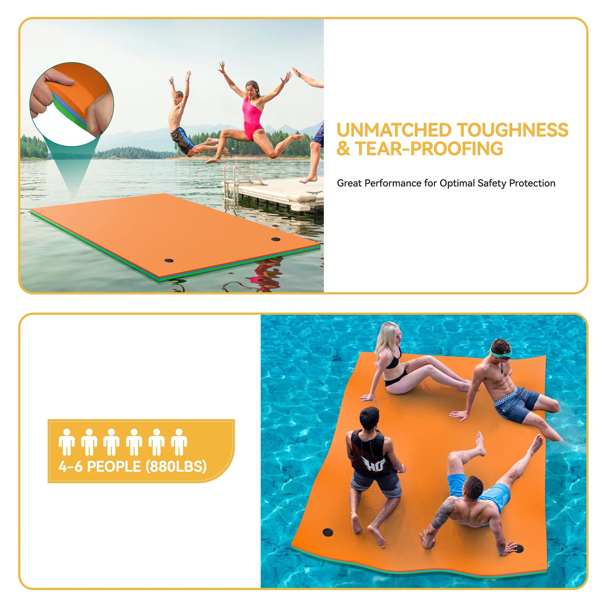 Lily Pad Floating Mat XPE Inflatable Rafts G528