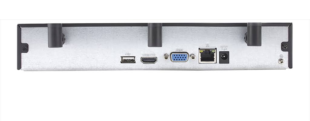 4 Channel Wi-Fi NVR with 2 3MP Bullet Cameras, 1TB Hdd E4310