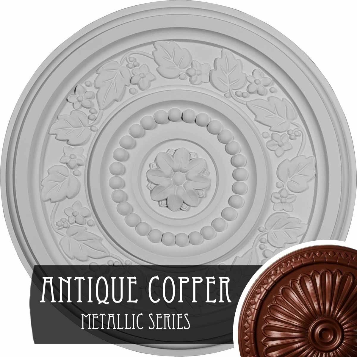 Marseille Ceiling Medallion, Hand-Painted Rich Gold Y637