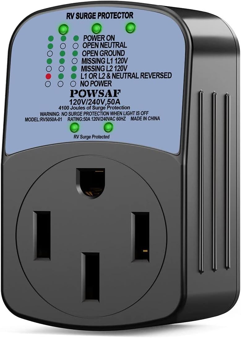 50 Amp RV Surge Protector, 4100 Joules, Pack of 2 M39941