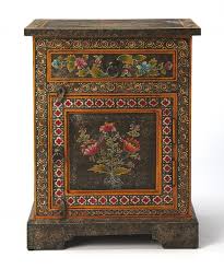 Tall Hand Painted Cabinet M779
