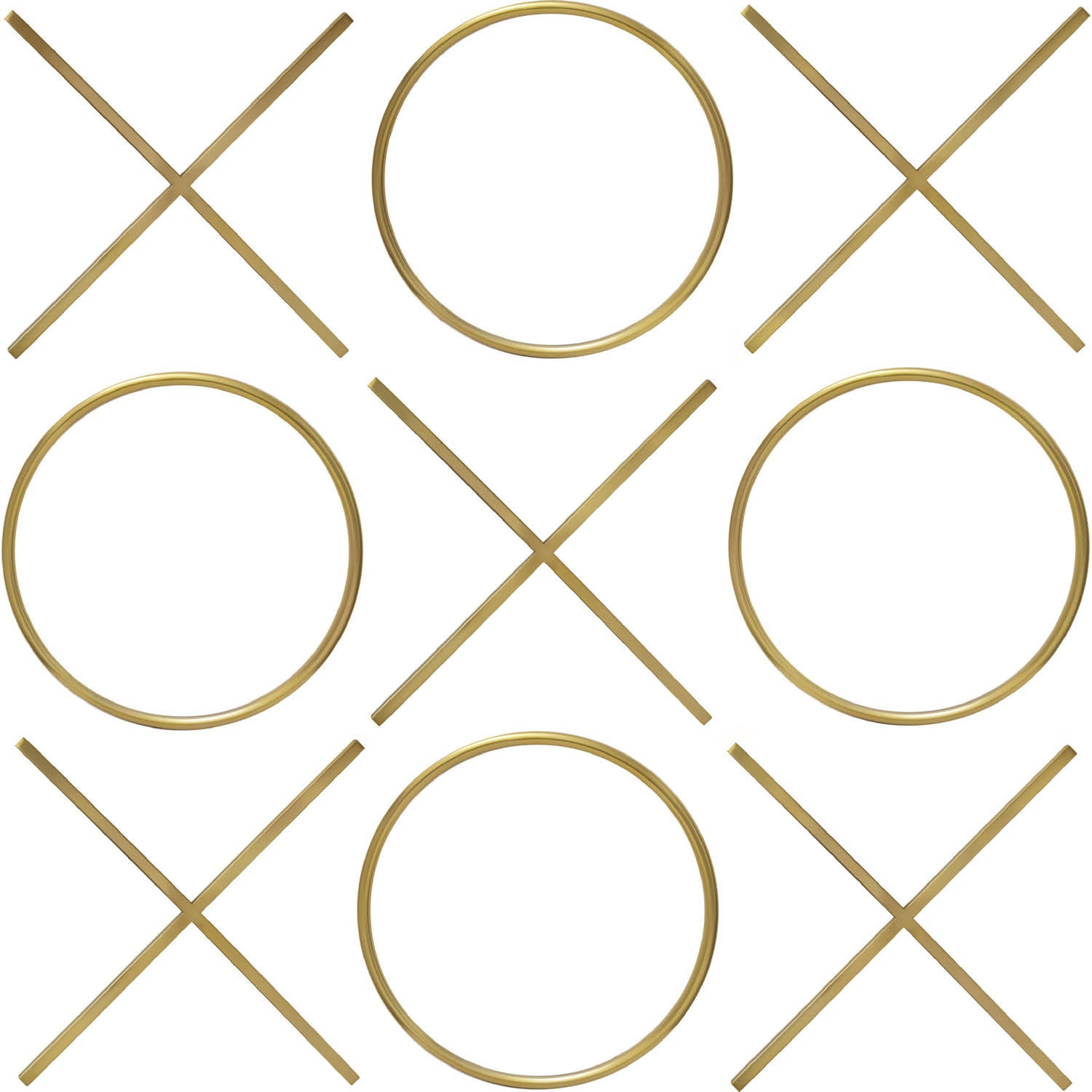 Gold Stainless Steel Wall Decor K294