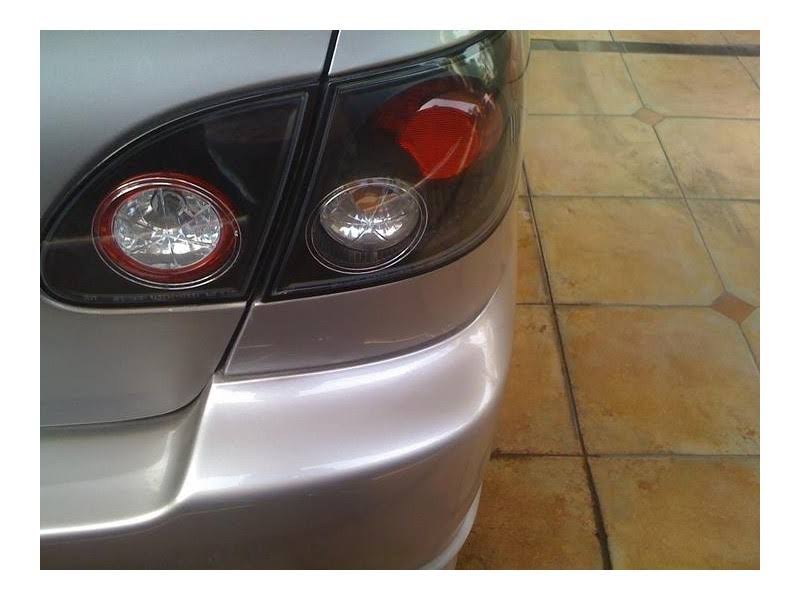 Toyota Corolla 03-08 Euro Style Tail Lights - Black D9566