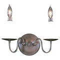 2-Light Sconce Satin Pewter D146