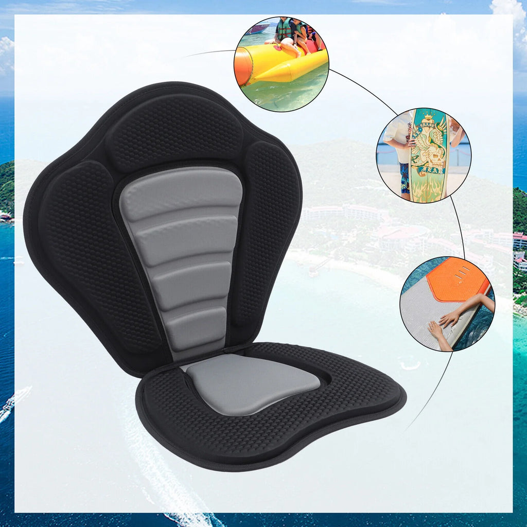 Adjustable Padded Kayak Seat with Storage Bag Q33803