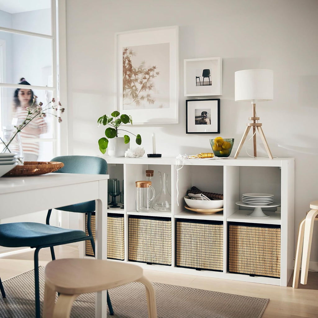 White 8 Shelf Shelving Unit (77x39x147 cm) Q34782