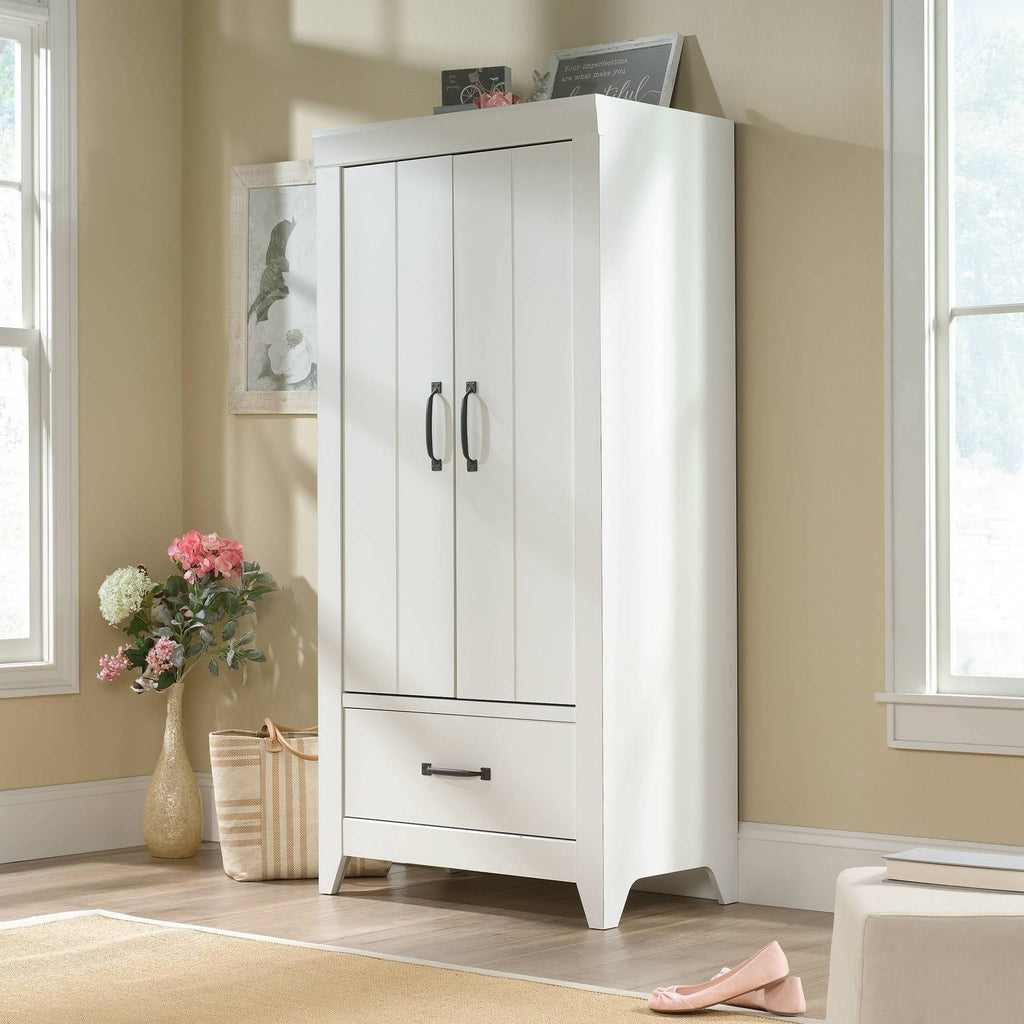 Soft White Storage Wardrobe R618407