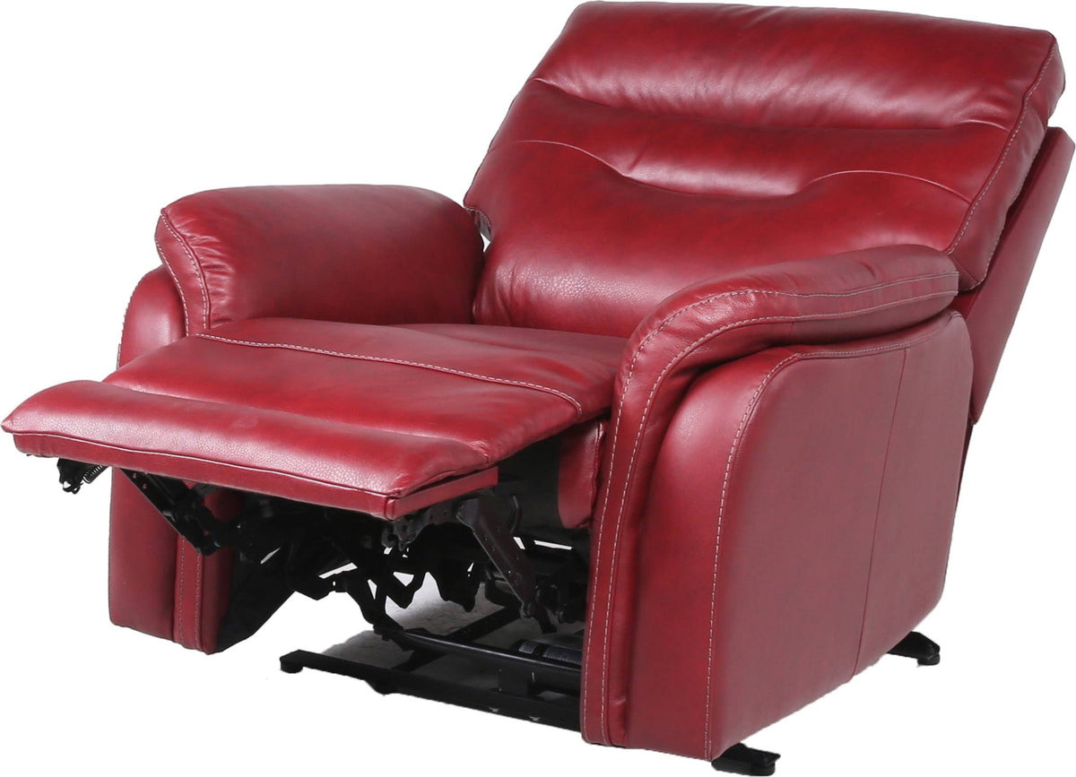 Dark Red Power Recliner Chair Y442956