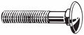 Carriage Bolt, Square, 18-8 SS, Plain, PK100 M8243