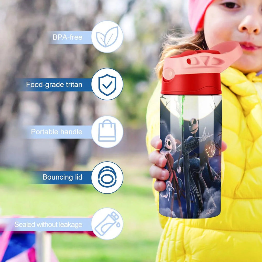 Insulated Stainless Steel Water Bottle With Straw G998