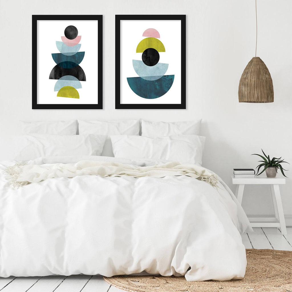 Black Framed Print Set N27033