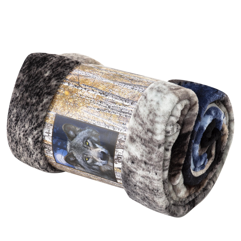 Oversized Raschel Throw Blanket, 60 x 80 inches Z148