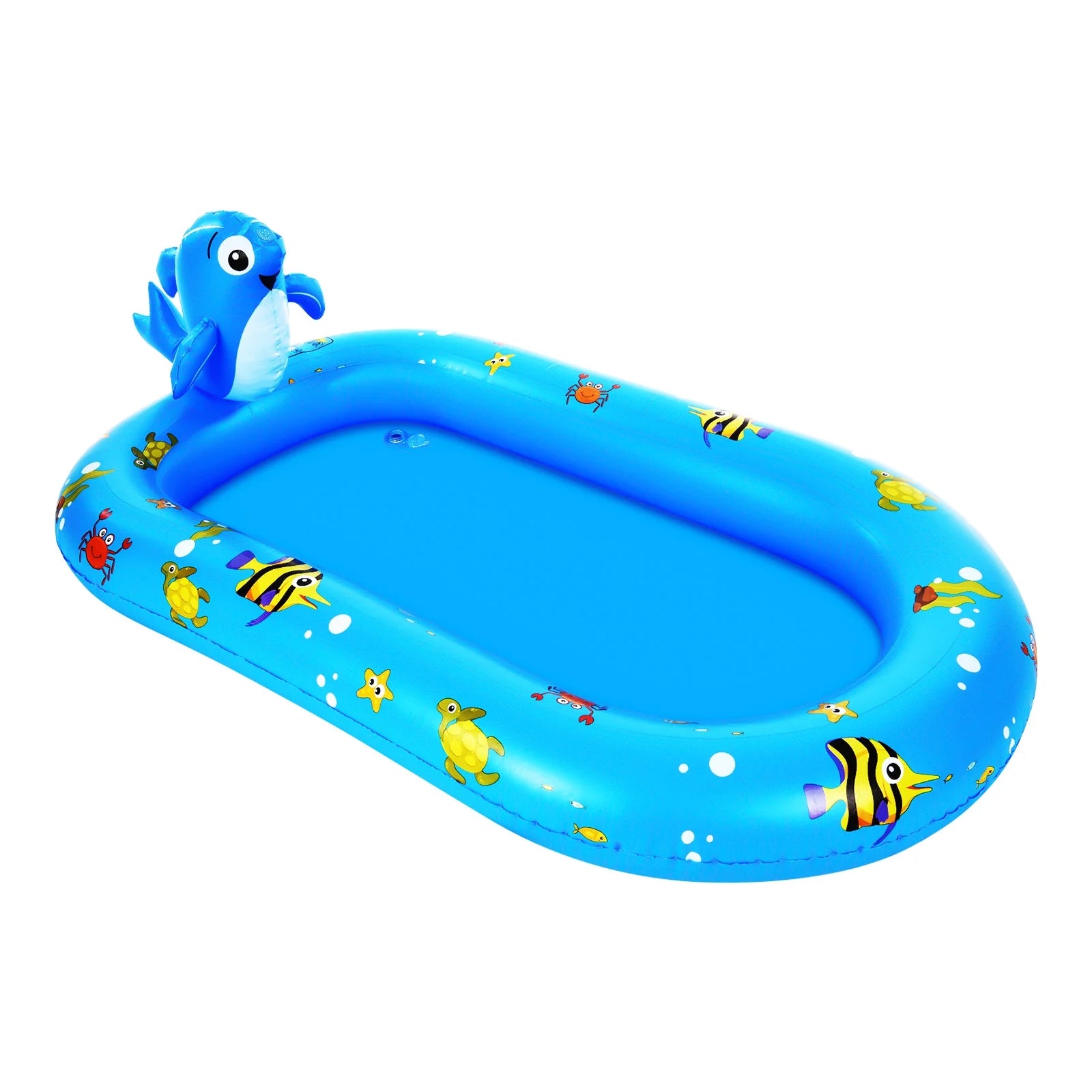 Dolphin Inflatable Sprinkler Pool 67 * 40in Q978