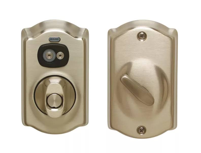 Satin Nickel Electronic Programmable Lock B68961