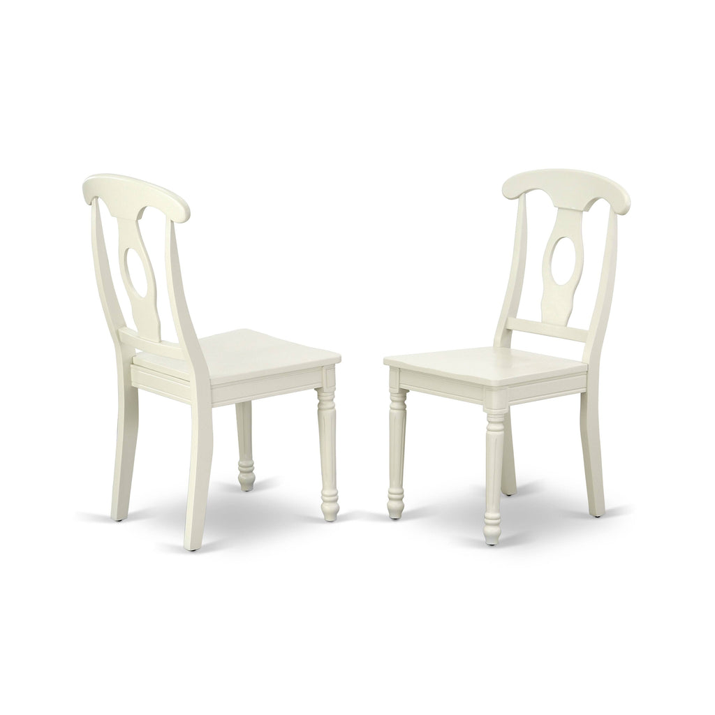 3PC Round Table and 2 Panel Back Chairs K157