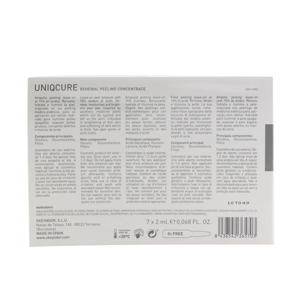 Uniqcure Renewal Peeling Concentrate 7x2mlx0.068oz U2220