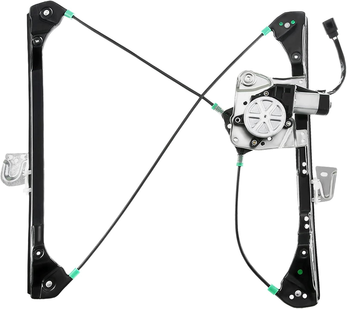 Power Window Regulator with Motor Front Driver Side 4-Door Pack of 2 B211