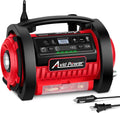 Tire Inflator Air Compressor, 12V DC / 110V AC Dual Power, Digital Pressure Gauge, Pack of 2 N4086