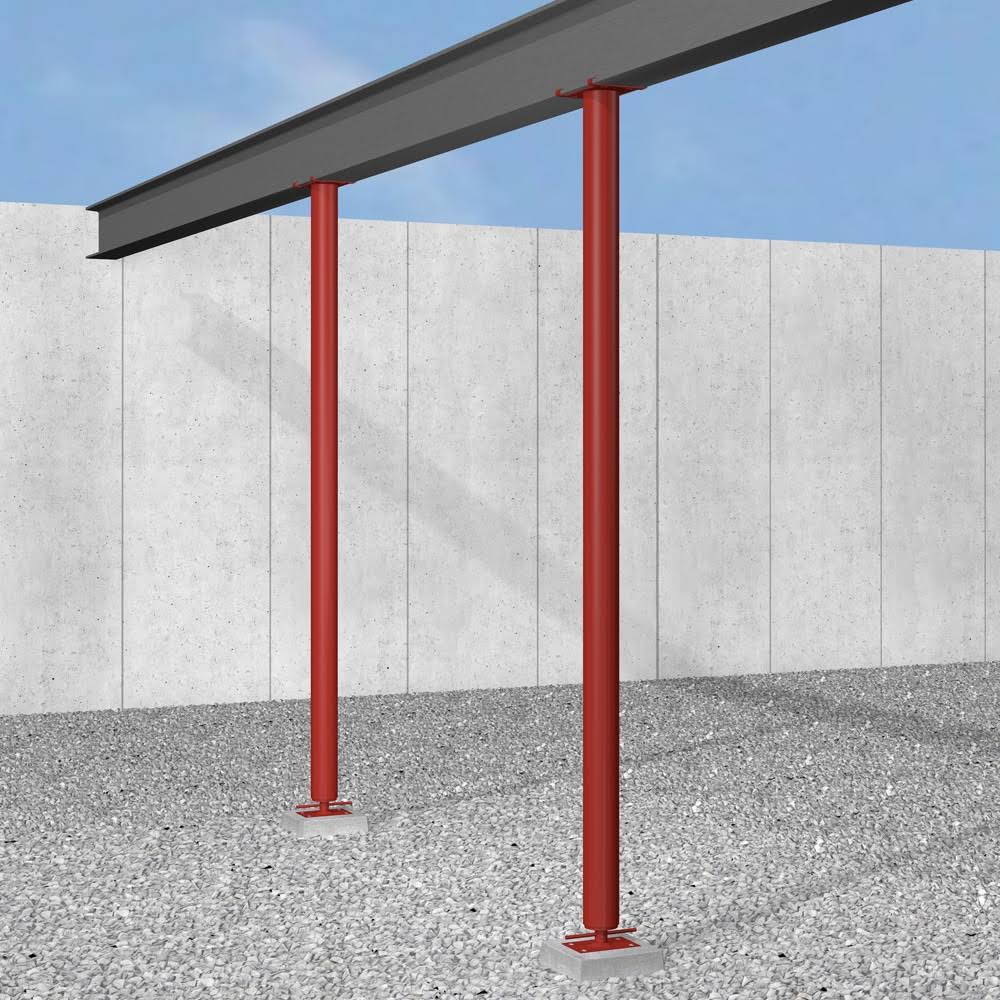 Adjustable Jack Post in Red M70005