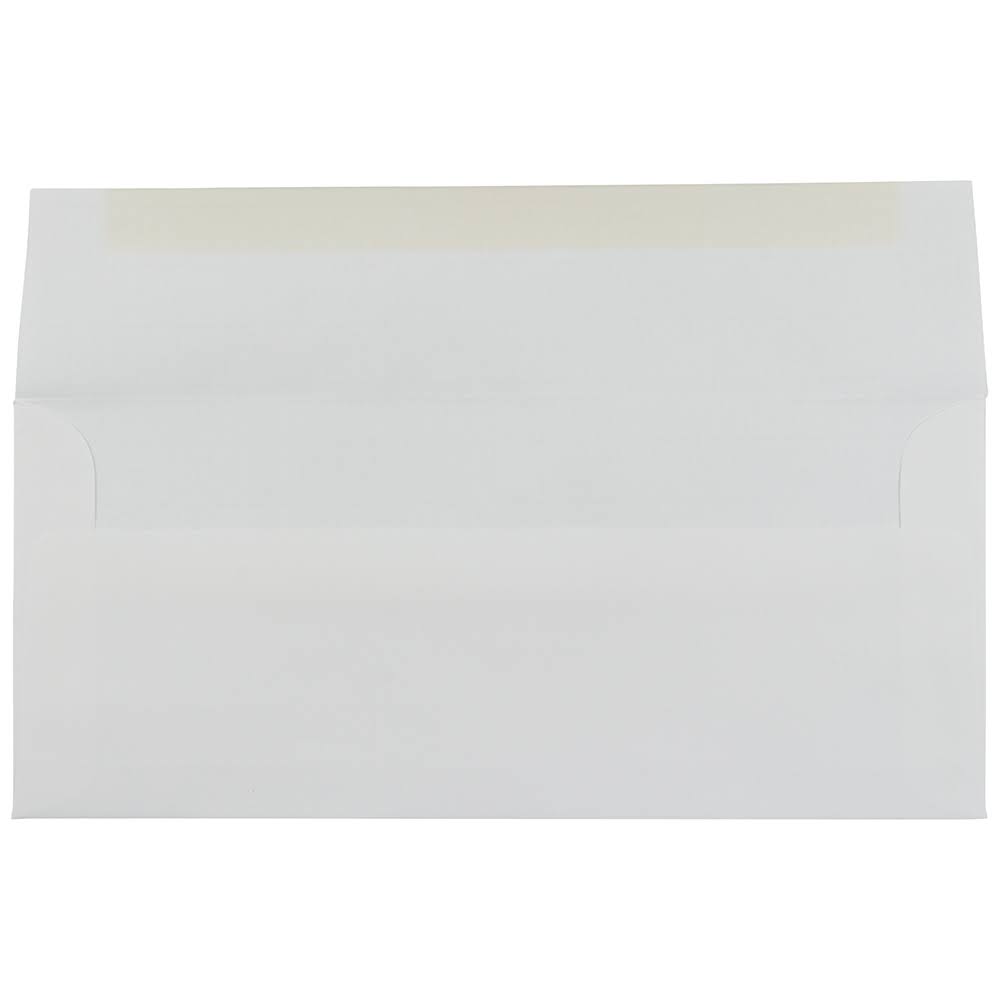 #10 Business Envelopes, 4 1/8 x 9 1/2, Bright White Laid, 1000/Carton V1894
