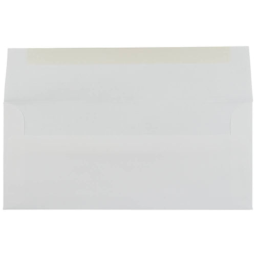 #10 Business Envelopes, 4 1/8 x 9 1/2, Bright White Laid, 1000/Carton V1894