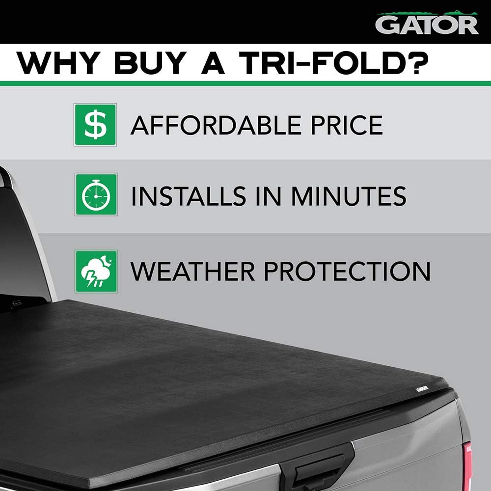 Soft Tri-Fold Truck Bed Tonneau Cover B1499