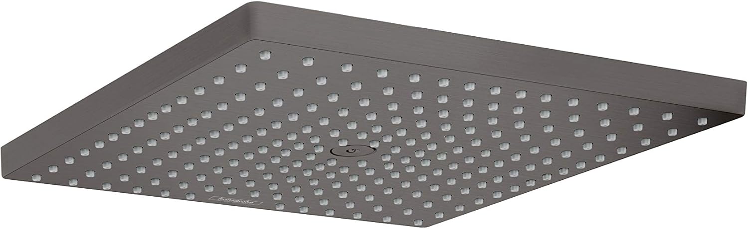 Brushed Black Chrome 12-inch Square Showerhead R853408