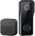 1080P HD WiFi Doorbell Camera with Wireless Chime C39341