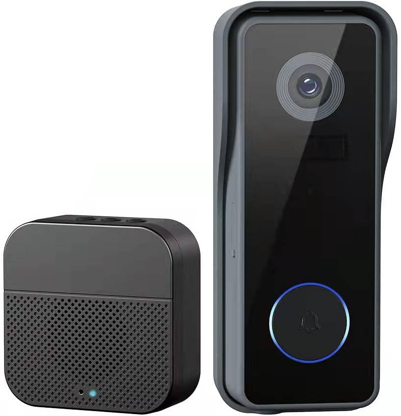 1080P HD WiFi Doorbell Camera with Wireless Chime C39341
